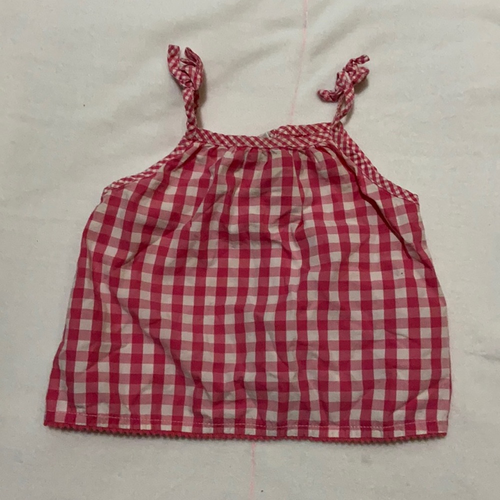 Old navy checkered tank